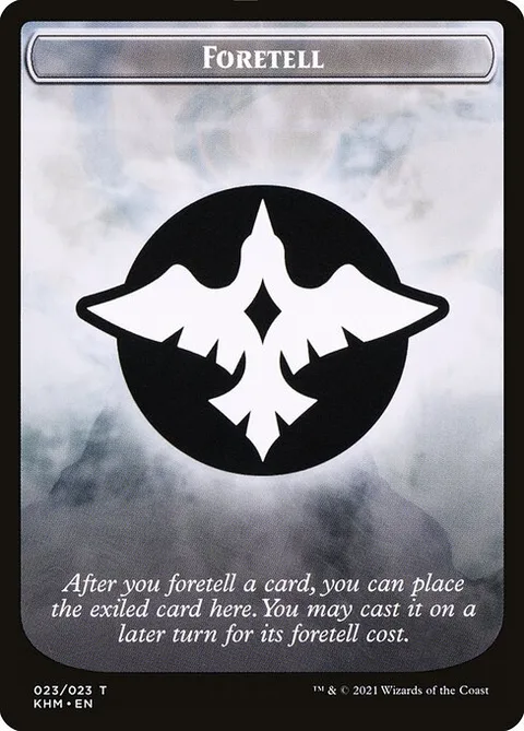 Foretell, card 23 from Kaldheim Tokens