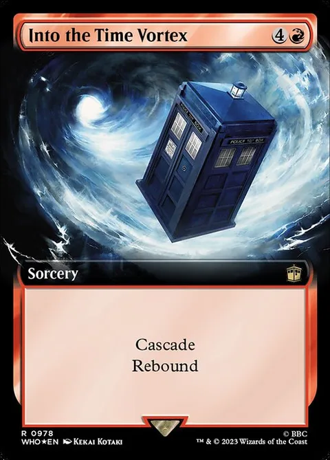 Into the Time Vortex, card 978 from Doctor Who