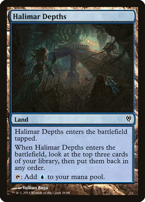 Halimar Depths, card 36 from Duel Decks: Jace vs. Vraska