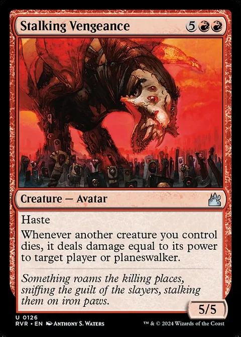 Stalking Vengeance, carte 126 de Ravnica Remastered