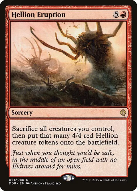 Hellion Eruption, card 61 from Duel Decks: Zendikar vs. Eldrazi