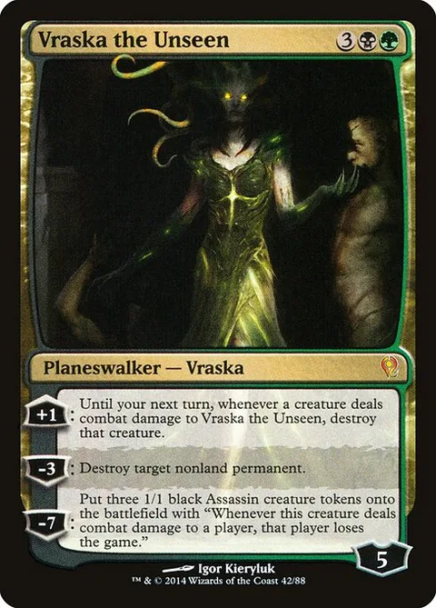 Vraska the Unseen, card 42 from Duel Decks: Jace vs. Vraska