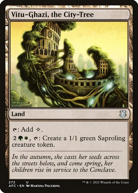 Vitu-Ghazi, the City-Tree, carte 272 de Forgotten Realms Commander