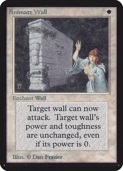 Animate Wall, carte 1 de Limited Edition Alpha