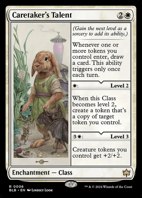 Caretaker's Talent, carte 6 de Bloomburrow