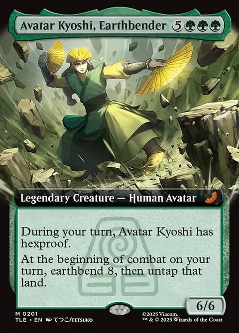 Avatar Kyoshi, Earthbender, carte 201 de Avatar: The Last Airbender Eternal