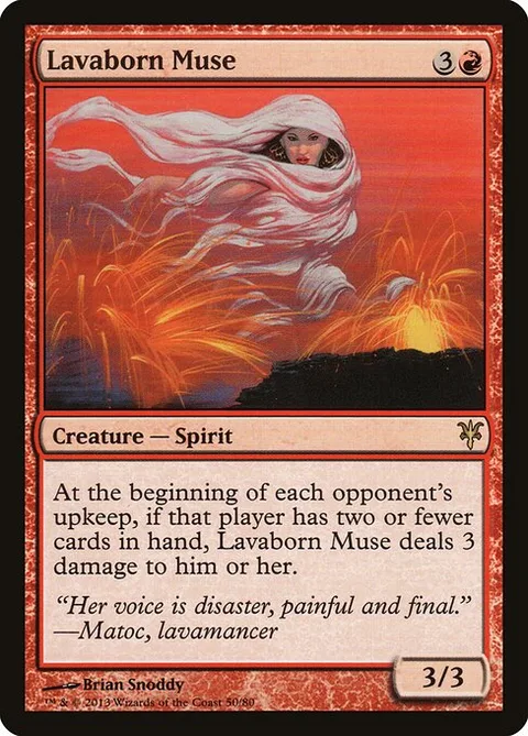 Lavaborn Muse, carte 50 de Duel Decks: Sorin vs. Tibalt