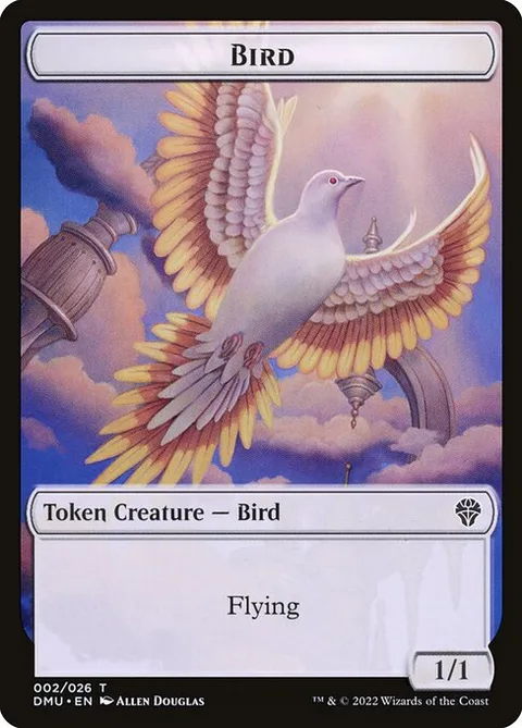 Bird, card 2 from Dominaria United Tokens