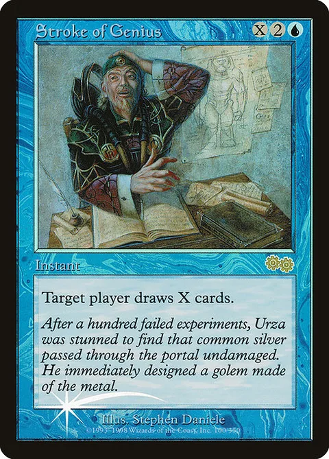 Stroke of Genius, carte 2 de Judge Gift Cards 1998
