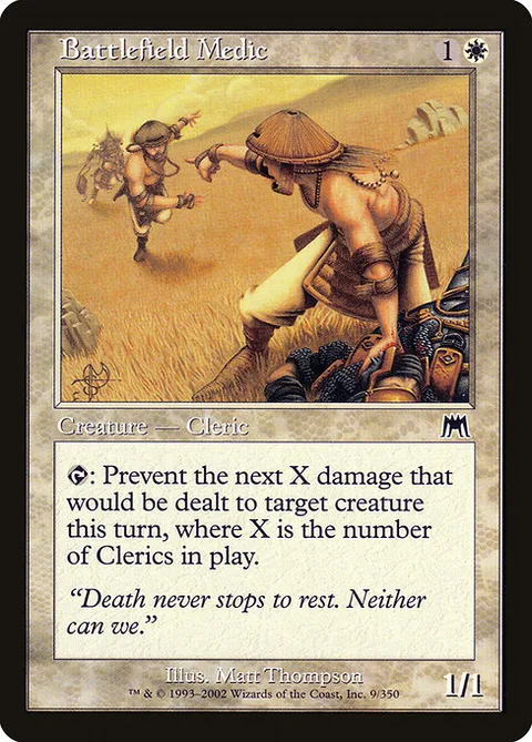 Battlefield Medic, carte 9 de Onslaught