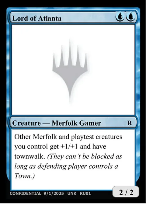 Lord of Atlanta, carte RU01 de Unknown Event