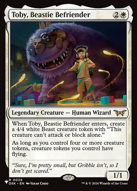 Toby, Beastie Befriender, carte DSK-35 de The List