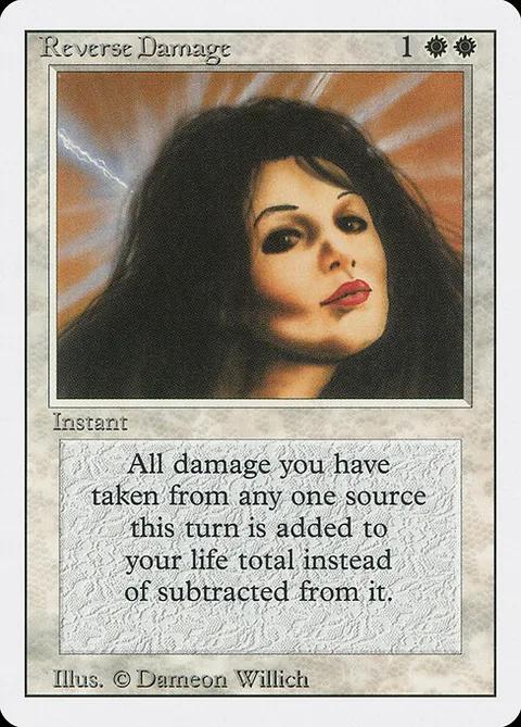 Reverse Damage, carte 35 de Revised Edition