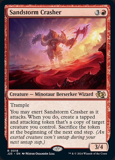 Sandstorm Crasher, carte 18 de Foundations Jumpstart