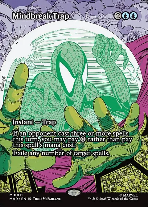 Mindbreak Trap, card 11 from Marvel Universe