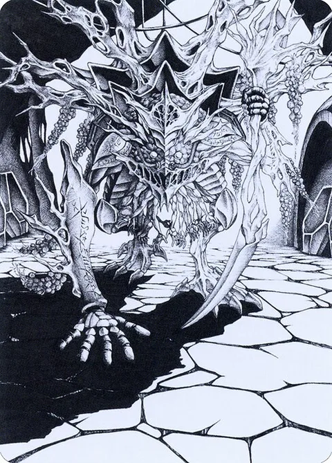 Thrun, Breaker of Silence // Thrun, Breaker of Silence, card 76 from Phyrexia: All Will Be One Art Series