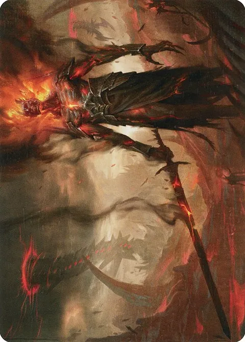 Ashen Reaper // Ashen Reaper, card 46 from March of the Machine Art Series