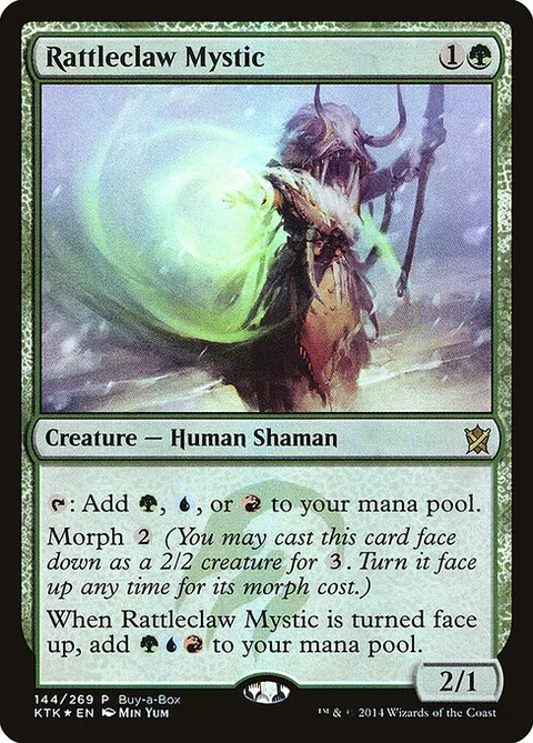 Rattleclaw Mystic, carte 144 de Khans of Tarkir Promos