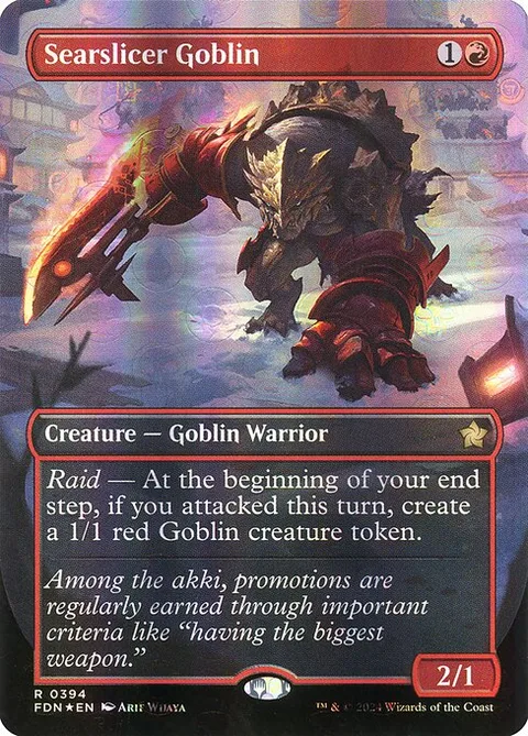 Searslicer Goblin, card 394 from Foundations