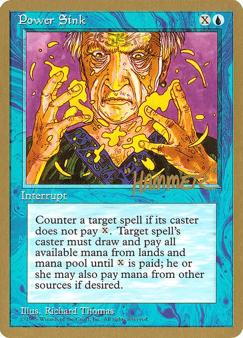 Power Sink, carte shr93 de Pro Tour Collector Set