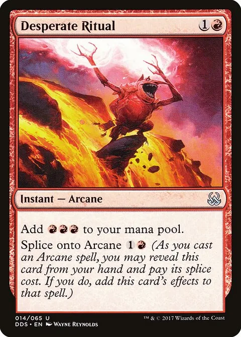 Desperate Ritual, card 14 from Duel Decks: Mind vs. Might