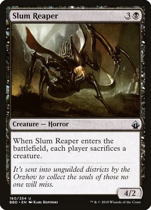 Slum Reaper, card 160 from Battlebond
