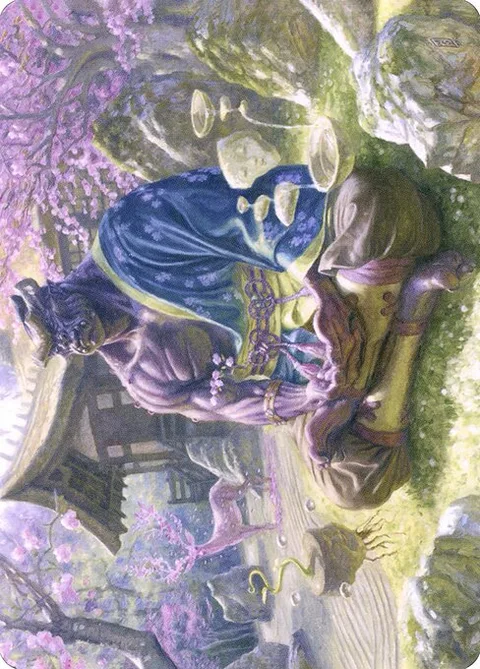 Kosei, Penitent Warlord // Kosei, Penitent Warlord, card 8 from Neon Dynasty Art Series