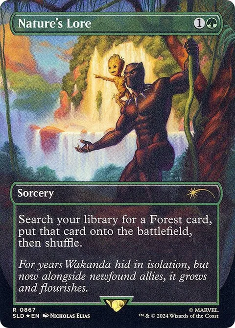 Nature's Lore, card 867 from Secret Lair Drop