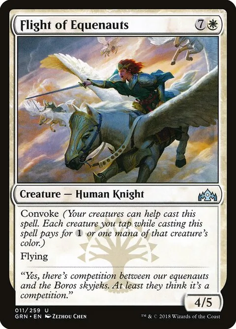 Flight of Equenauts, carte 11 de Guilds of Ravnica