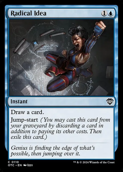 Radical Idea, card 110 from Outlaws of Thunder Junction Commander