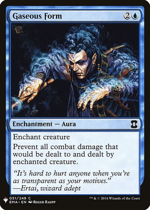 Gaseous Form, card EMA-51 from The List