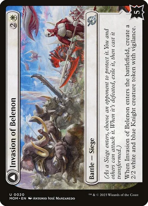 Invasion of Belenon // Belenon War Anthem, card 20 from March of the Machine