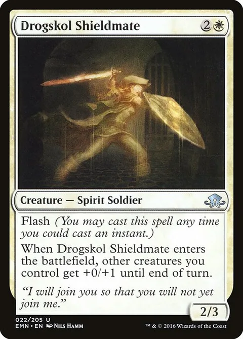 Drogskol Shieldmate, carte 22 de Eldritch Moon