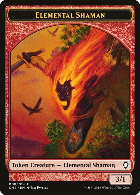 Elemental Shaman, carte 8 de Commander Anthology Volume II Tokens