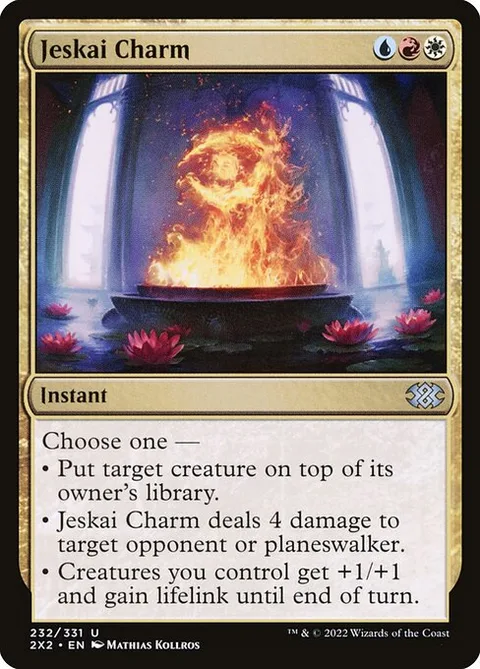 Jeskai Charm, carte 232 de Double Masters 2022