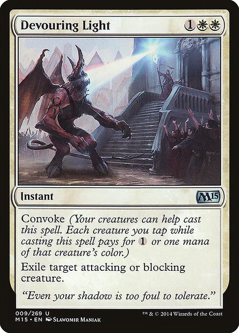 Devouring Light, card 9 from Magic 2015