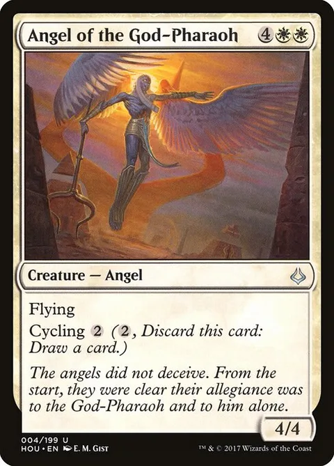 Angel of the God-Pharaoh, card 4 from Hour of Devastation