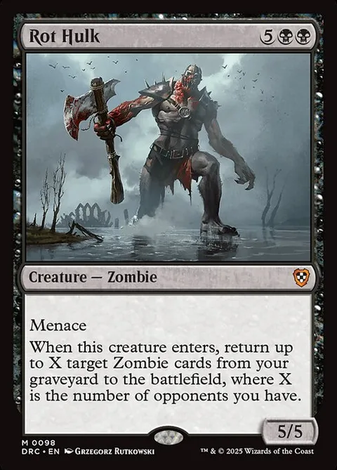 Rot Hulk, carte 98 de Aetherdrift Commander
