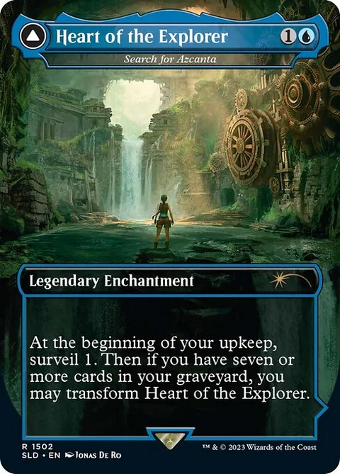 Search for Azcanta // Azcanta, the Sunken Ruin, card 1502 from Secret Lair Drop
