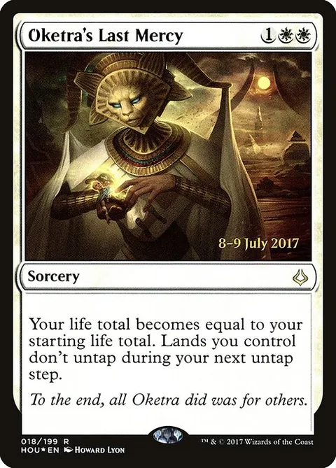 Oketra's Last Mercy, card 18s from Hour of Devastation Promos