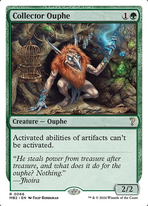 Collector Ouphe, card 66 from Mystery Booster 2