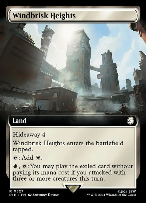 Windbrisk Heights, card 527 from Fallout