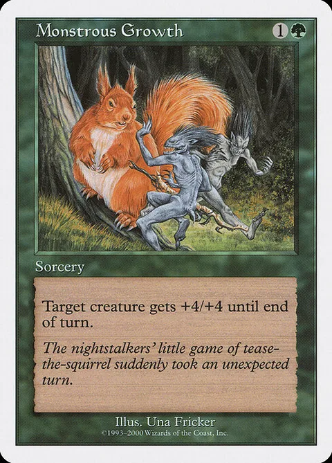 Monstrous Growth, carte 41 de Starter 2000