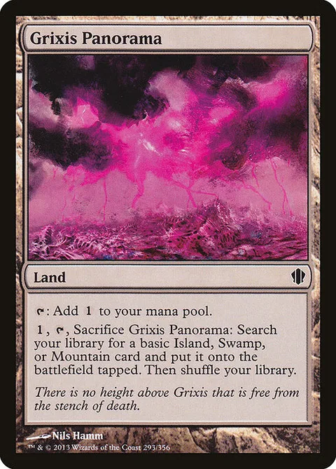 Grixis Panorama, carte 293 de Commander 2013