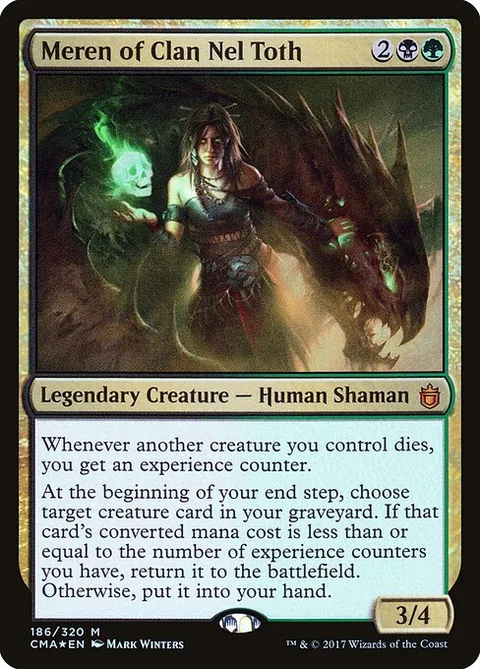 Meren of Clan Nel Toth, carte 186 de Commander Anthology