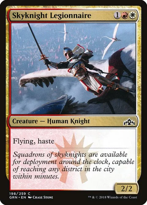 Skyknight Legionnaire, carte 198 de Guilds of Ravnica