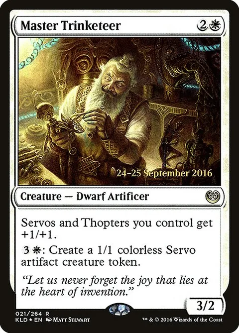 Master Trinketeer, carte 21s de Kaladesh Promos