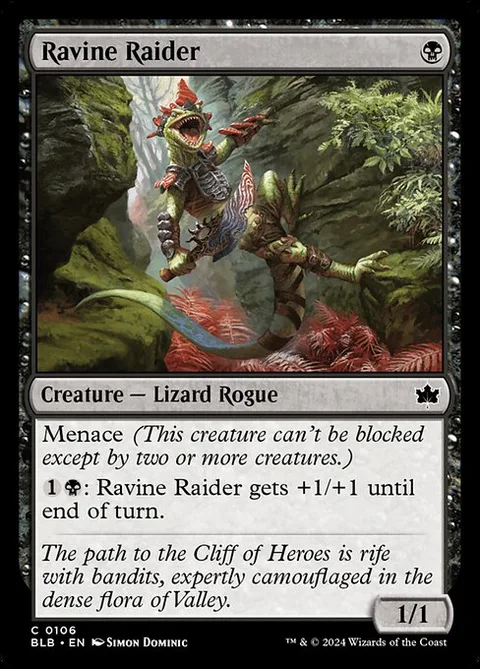 Ravine Raider, carte 106 de Bloomburrow