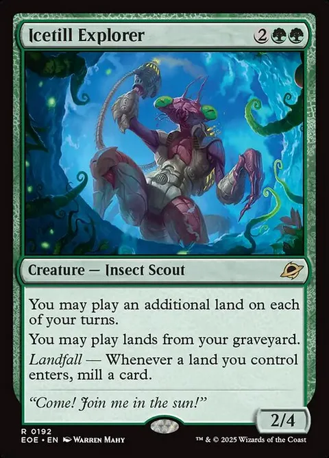 Icetill Explorer, card 192 from Edge of Eternities
