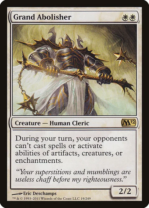 Grand Abolisher, carte 19 de Magic 2012